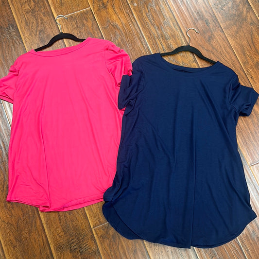 Solid Color Dress Top