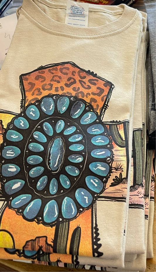 Cross w/ Desert Concho T-Shirt