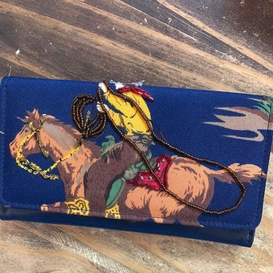 Western Beaded Wallet