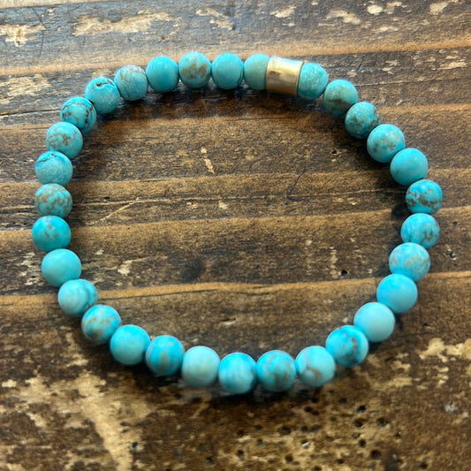Small Turquoise Bead Bracelet