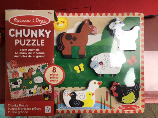 Farm animal chunky puzzle