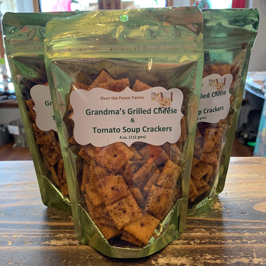 Grandma’s Grilled Cheese & Tomato Soup Crackers