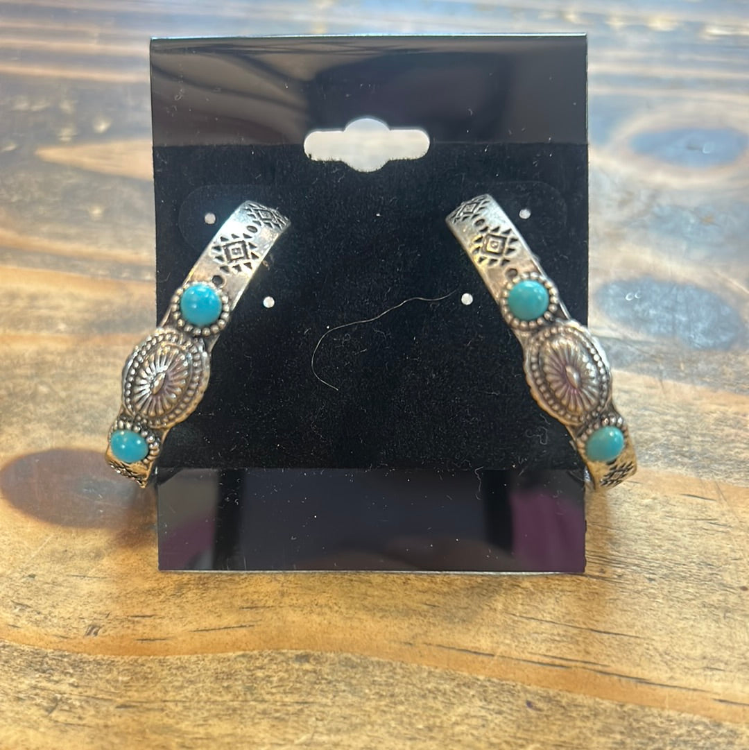 Open Stone Hoops