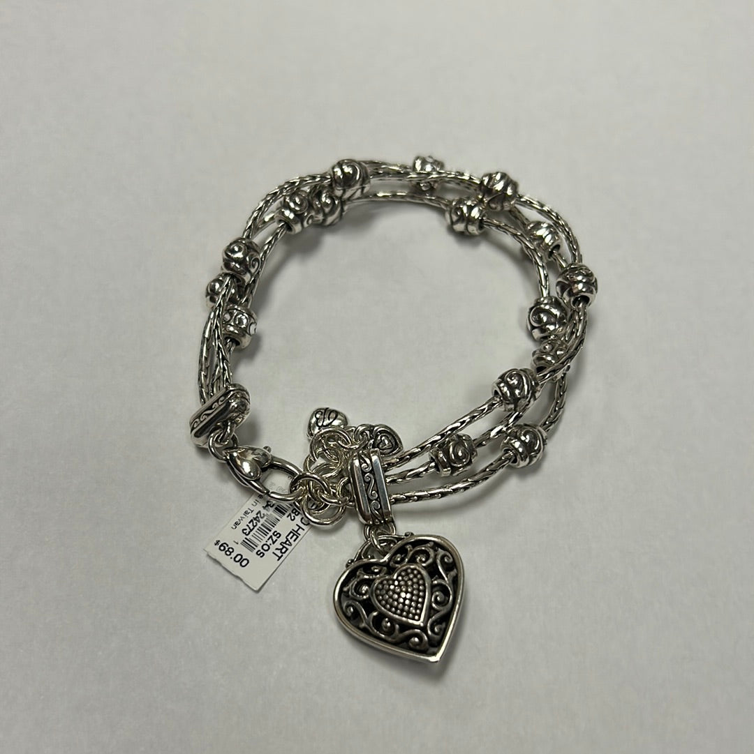 SIL/STN Reno Heart Bracelet