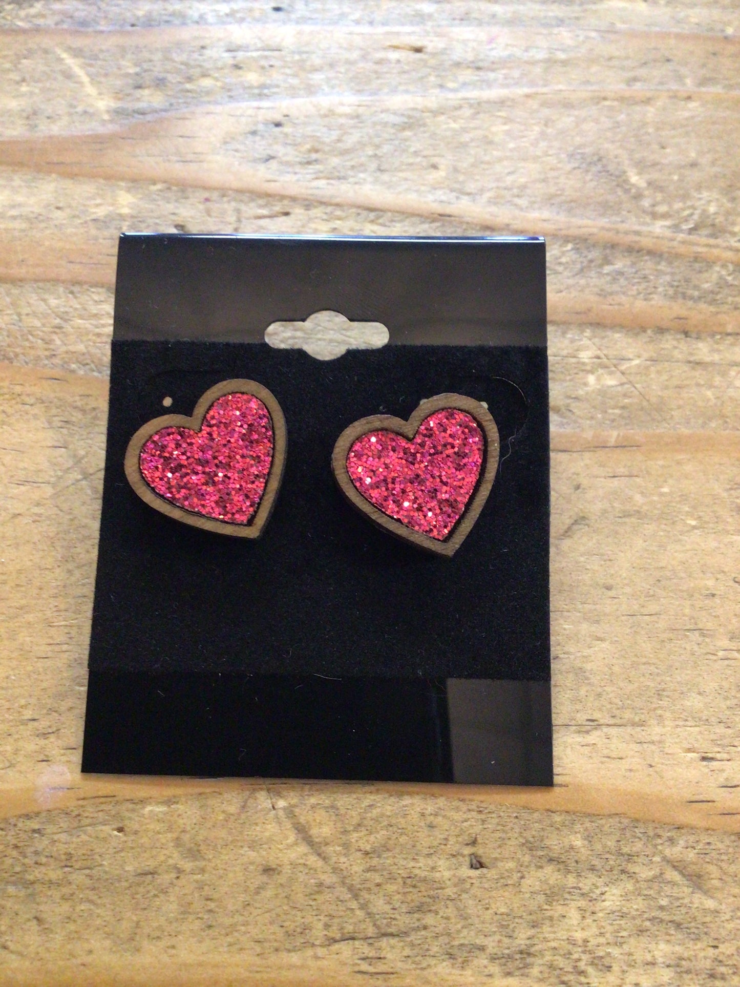 Wood Stud Earrings