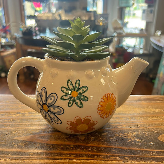 Teapot Succulent Decor