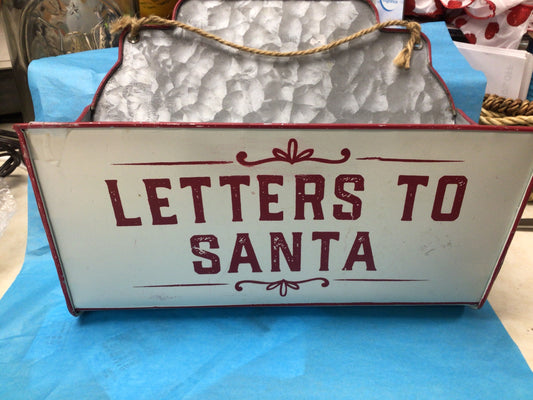 Letters to Santa wall hanging