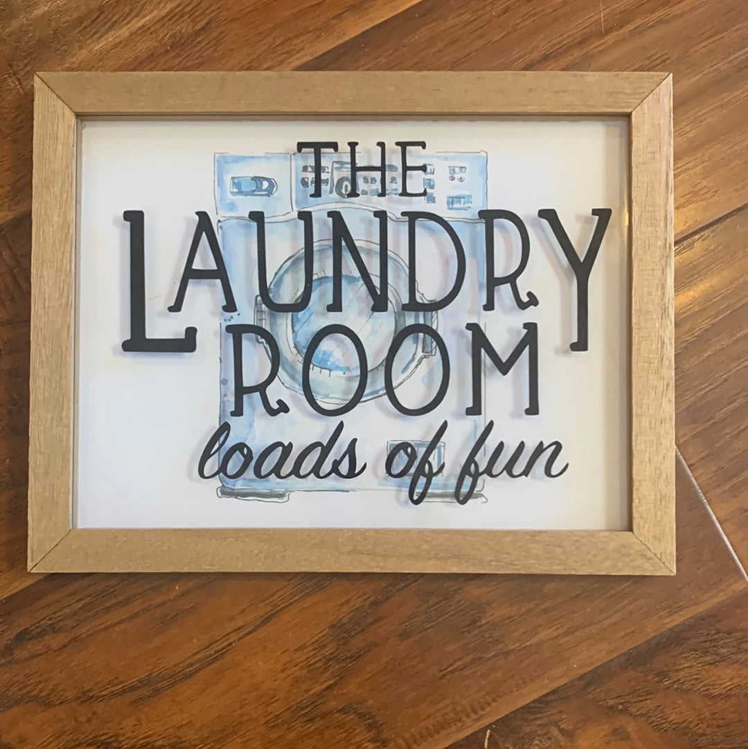 12”x9.5” Wood/Glass Wall Signs
