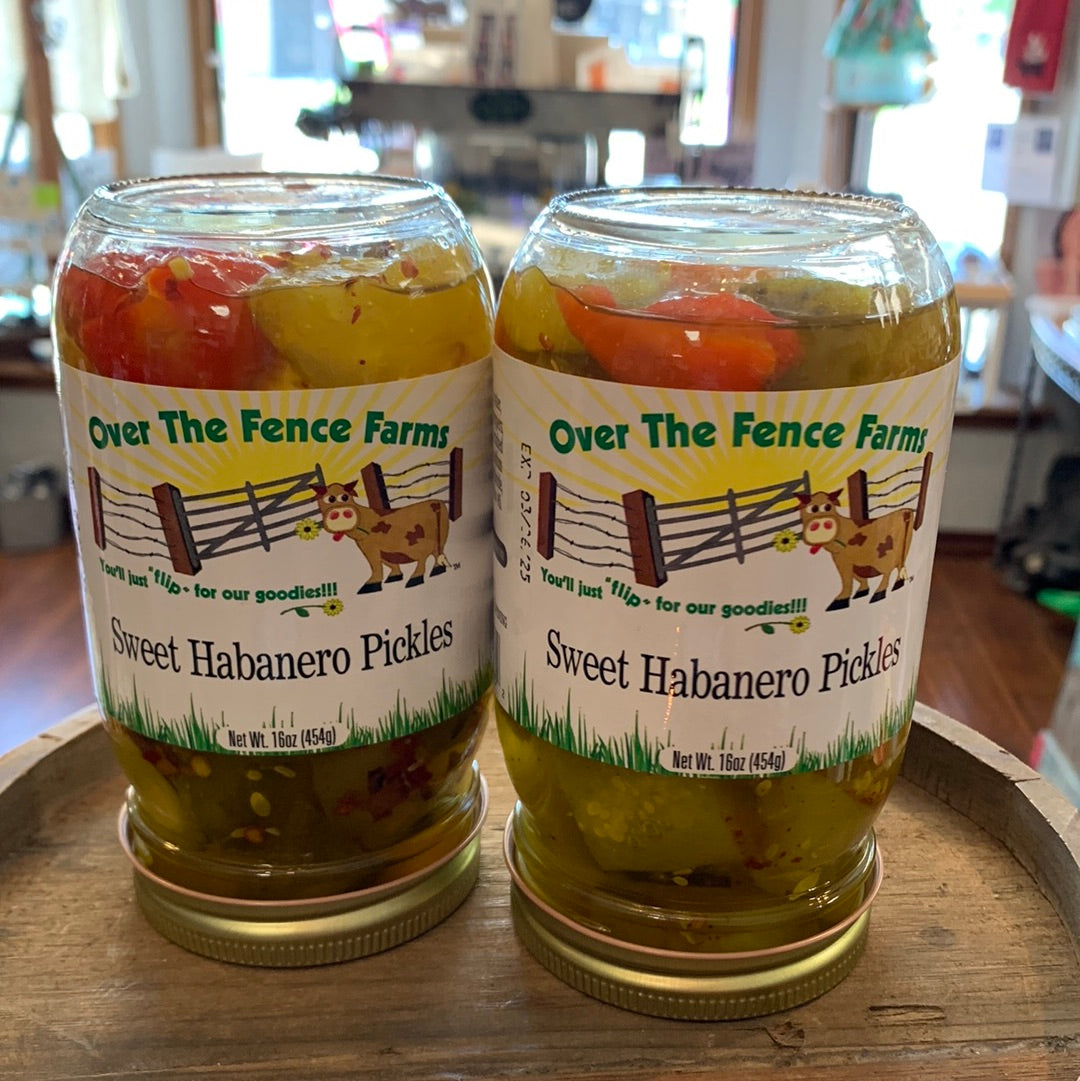 Sweet Habanero Pickles