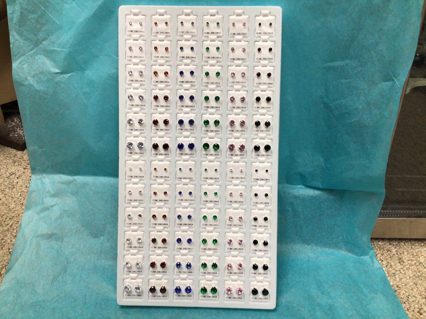 Assorted Colored Earrings