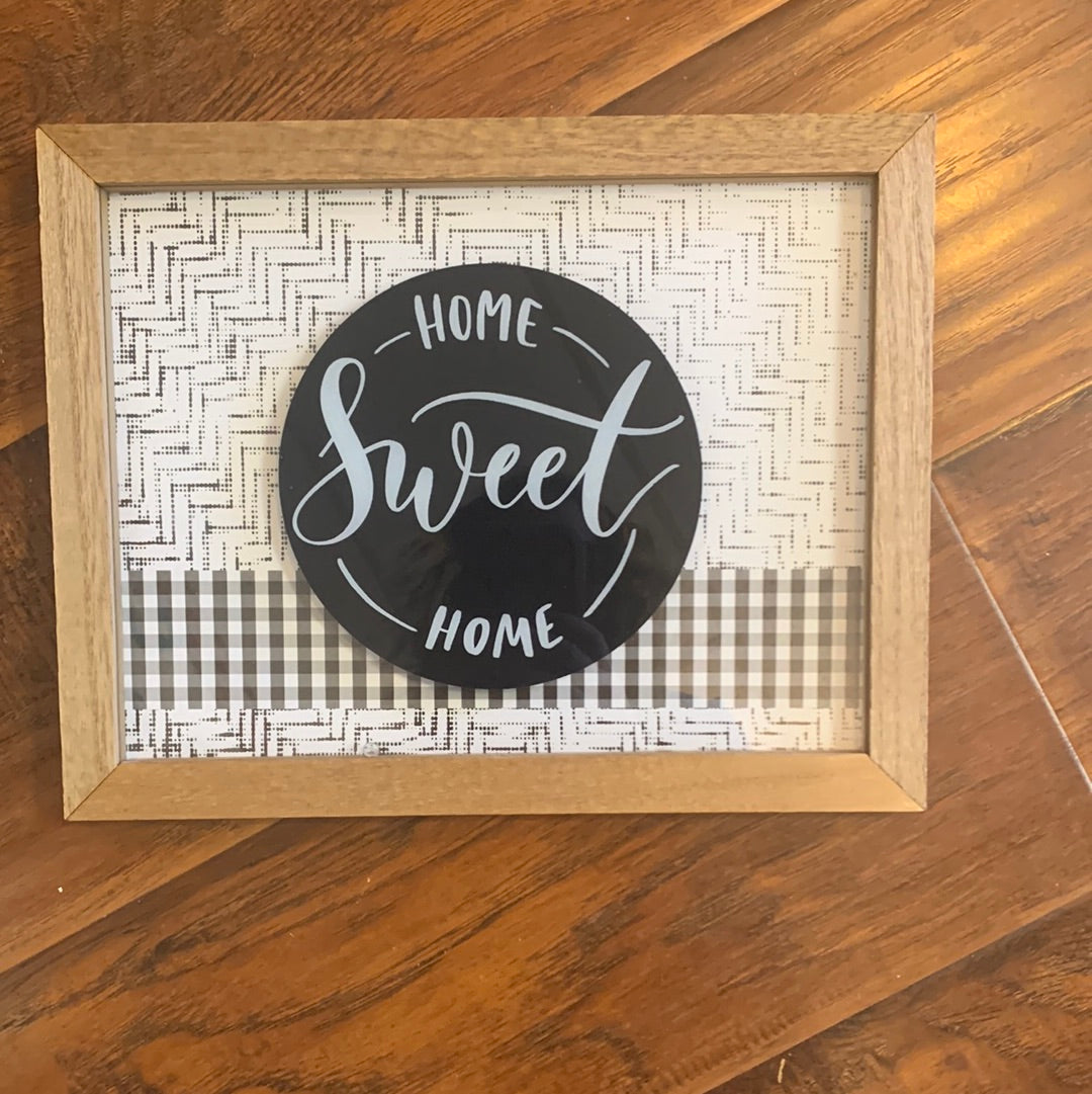 12”x9.5” Wood/Glass Wall Signs