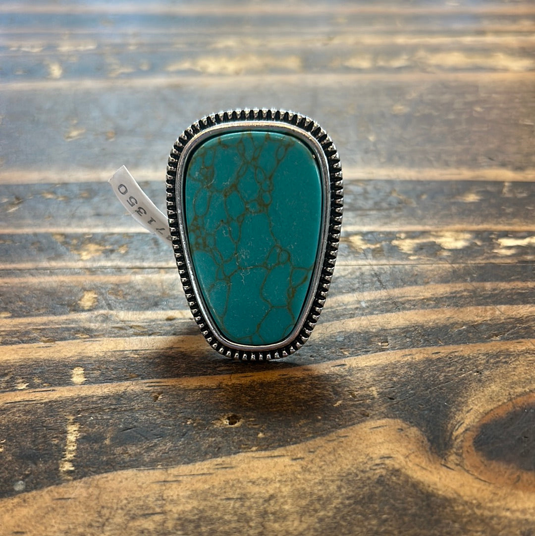 Large Turquoise Stone Ring