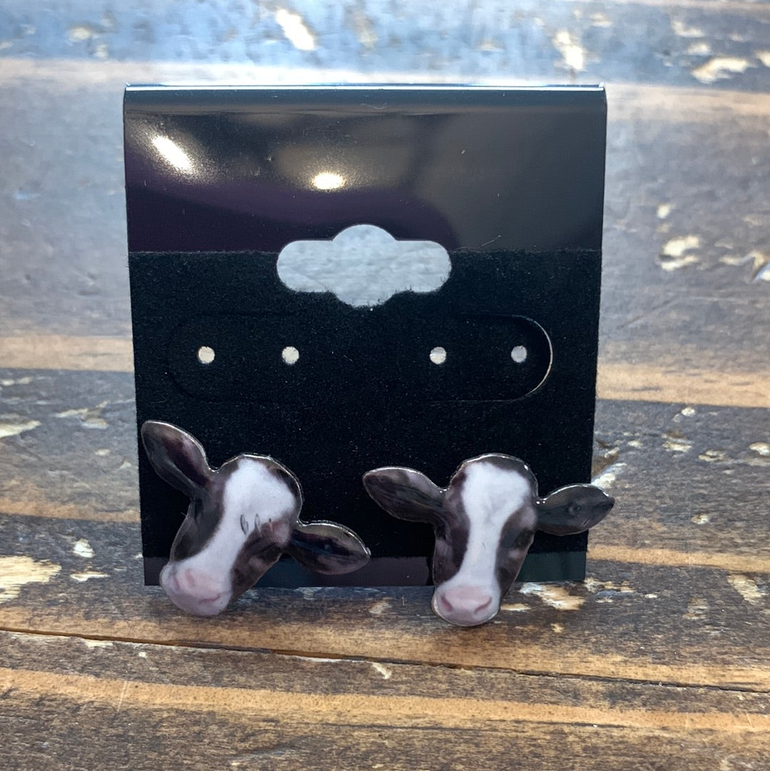 Metal Stud Earrings
