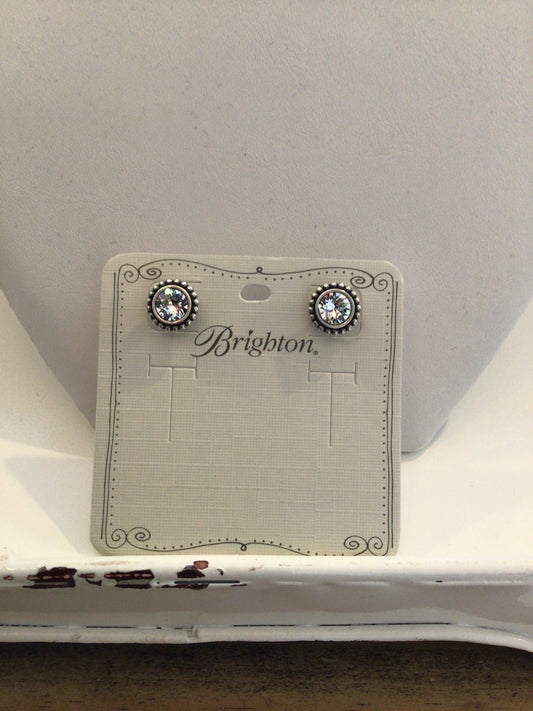 SIL/STN Twinkle Med Post Earrings