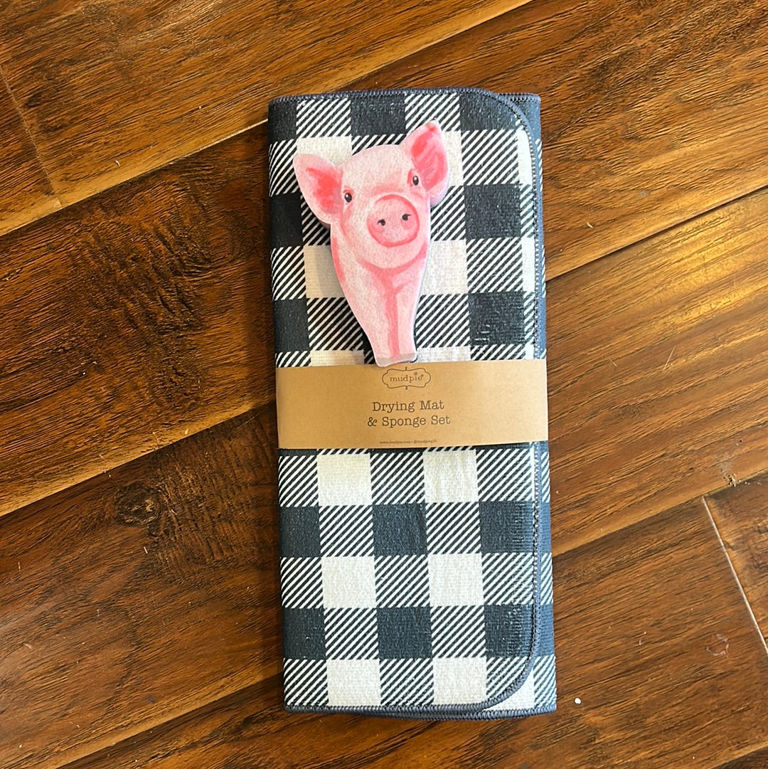 Farm Drying Mat & Sponge Set