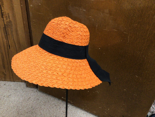 Orange Straw Hat