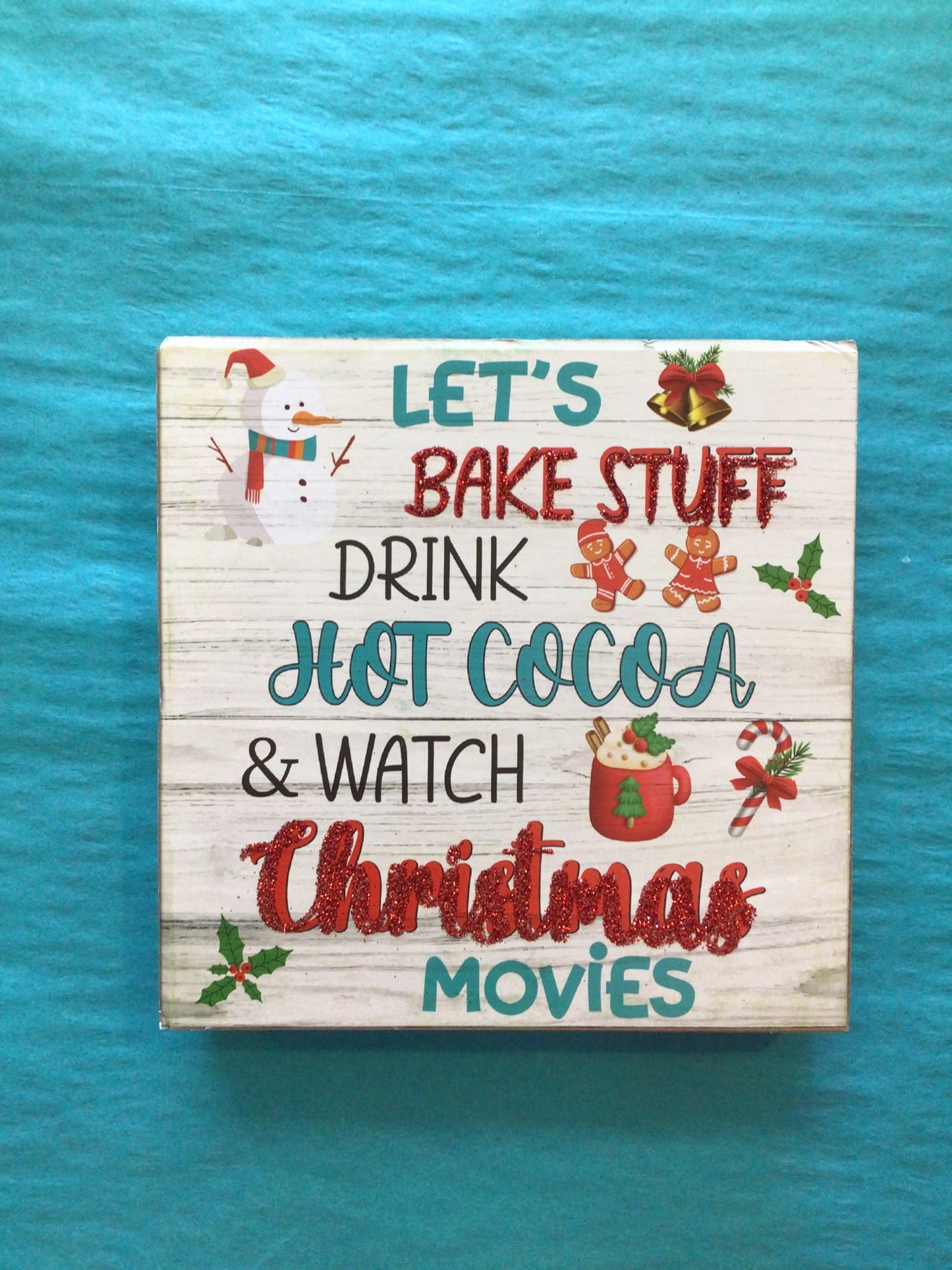 Let’s Bake Stuff Xmas sign