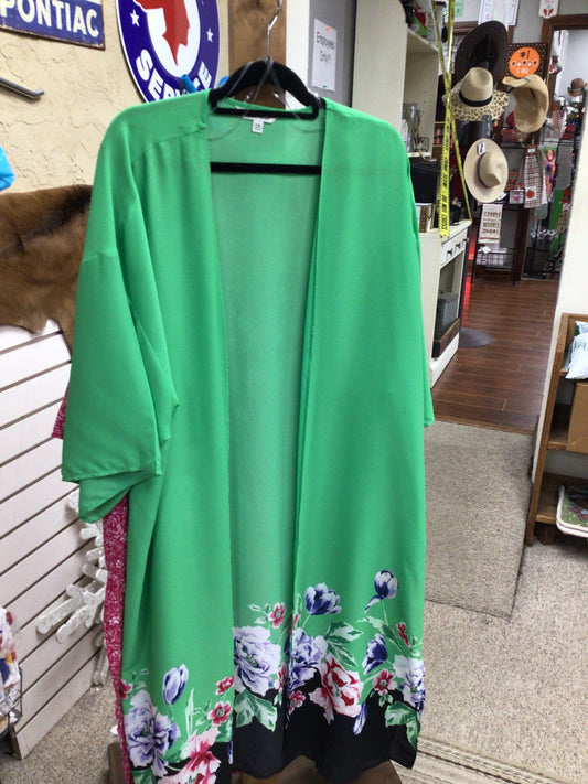Pw long sleeve duster