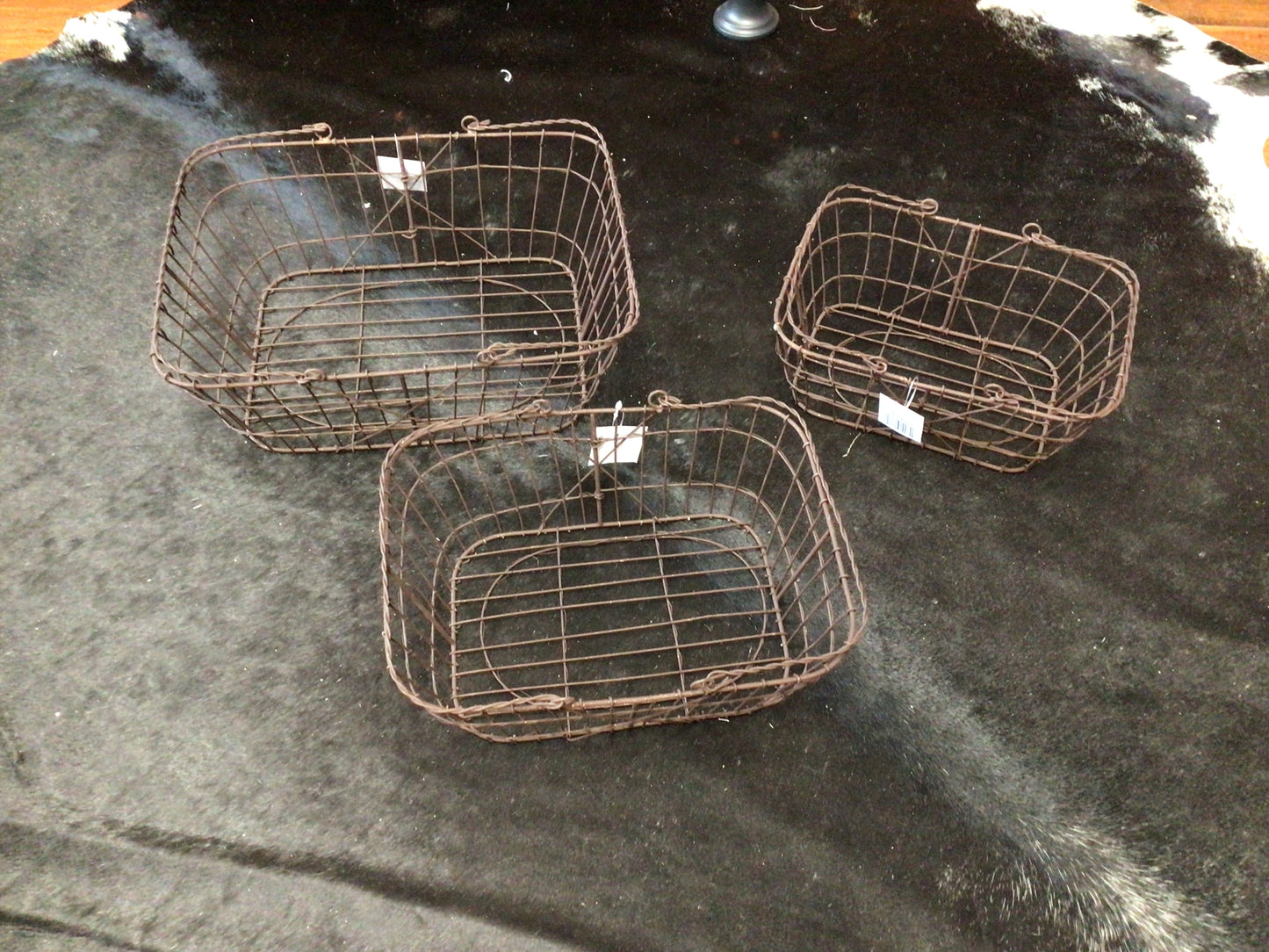 2 Handled Wire Gathering Basket