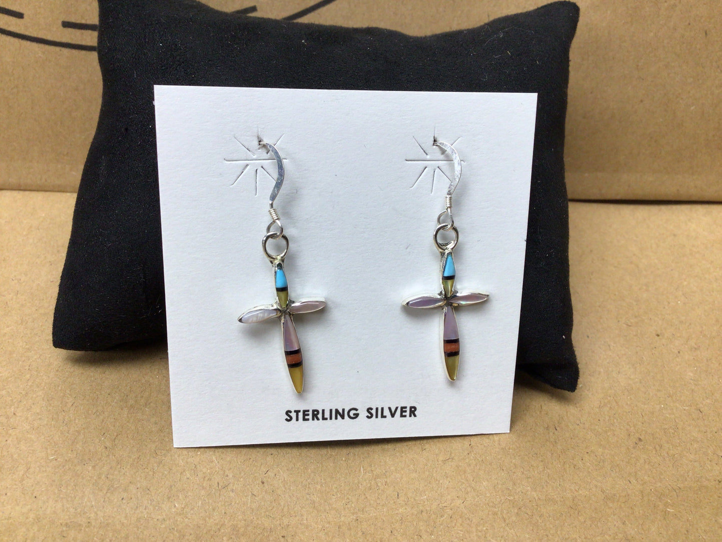 SS Colorful Cross Dangle ER