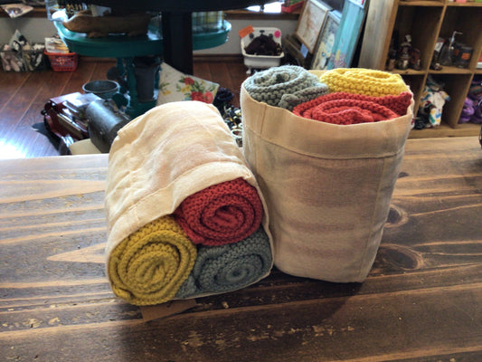 Cotton Dish Cloths Set