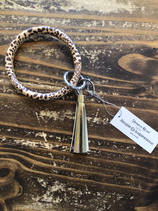 Cheetah Bangle Keychain