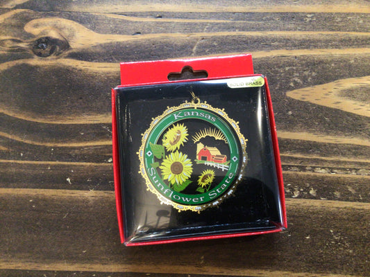 JP KS Sunflower State Ornament