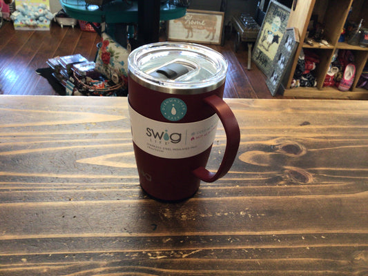 SwigLife Matte Maroon/Black Mug