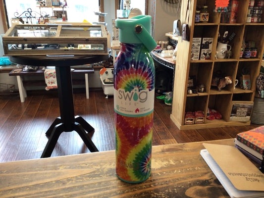 SwigLife Swirled Peace Flip+Sip Water Bottle