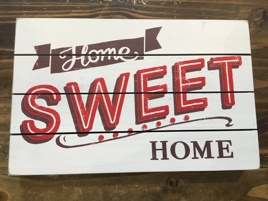 Home Sweet Home Pallet Wood Sign