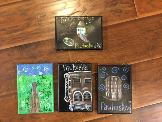 Small Pawhuska Hand Painted Canvas