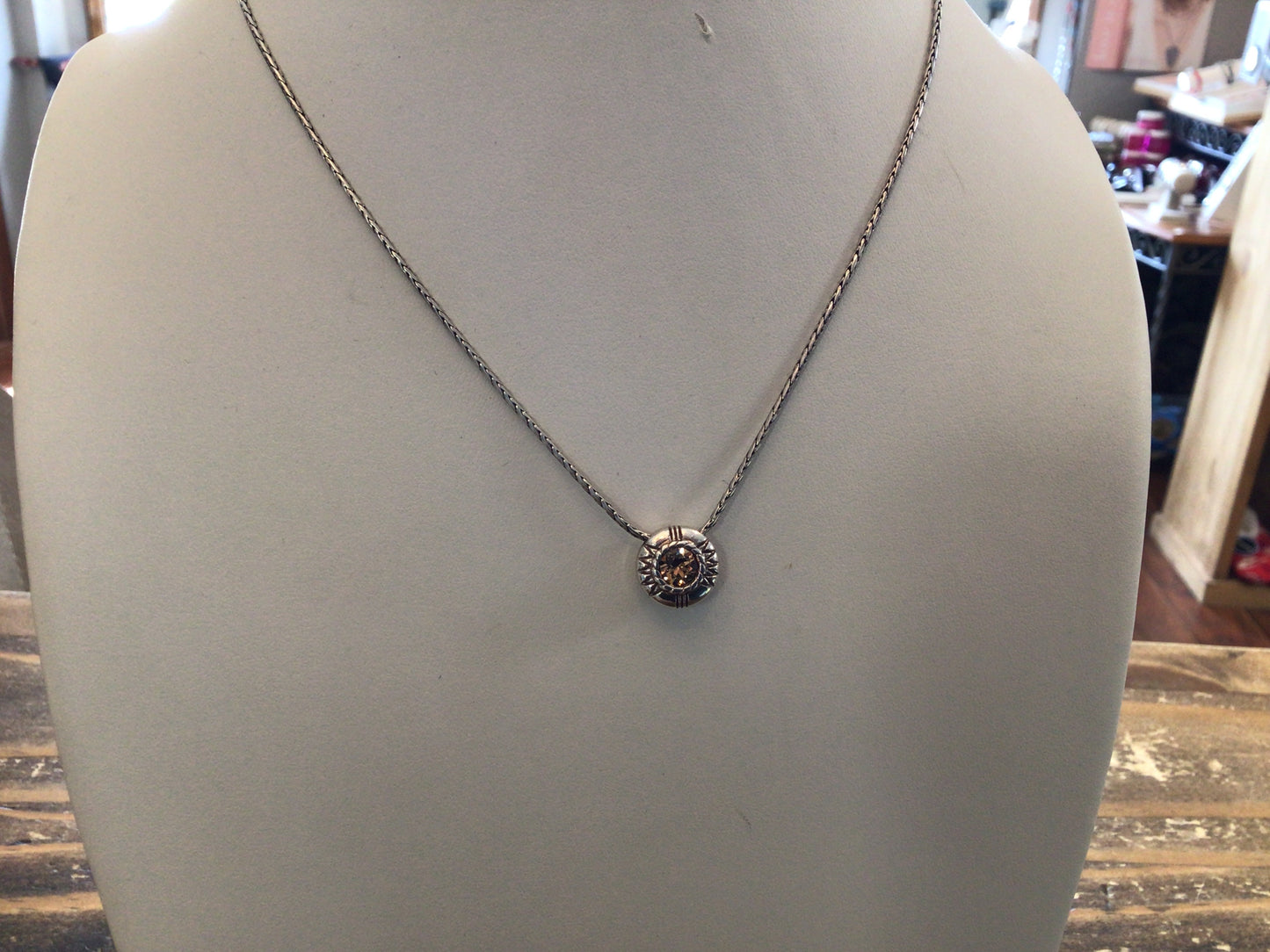 SIL/STN Fortino Rev Necklace