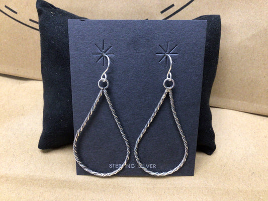 SS Thin Silver Dangle ER