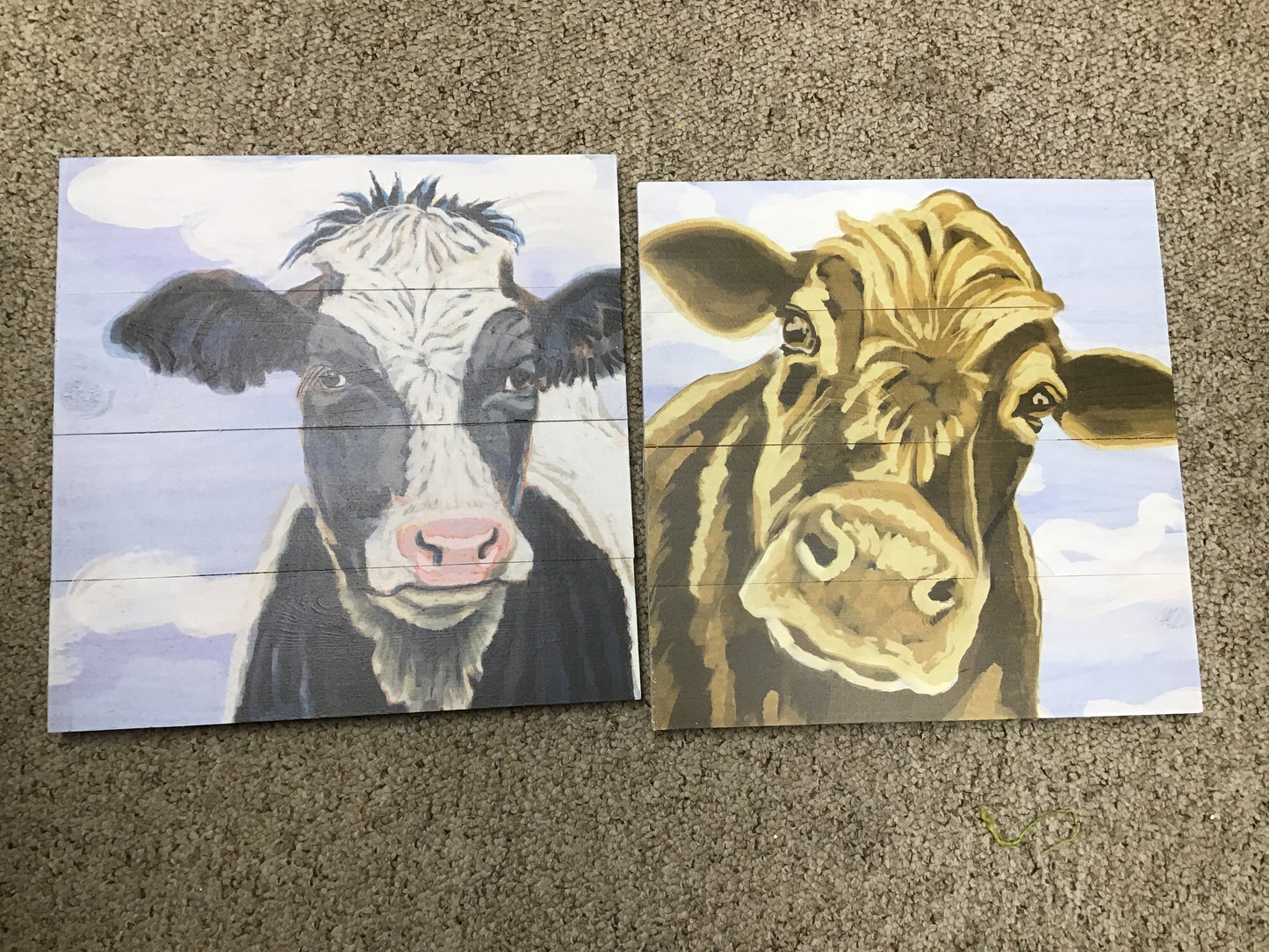 Wood Pallet Cow Plaque