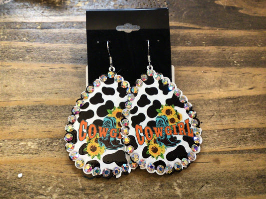 Cowgirl Dangle Earrings