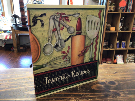 Cook With Love Recipe Binder