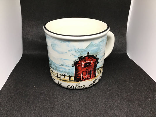 All Is Calm Christmas Mug