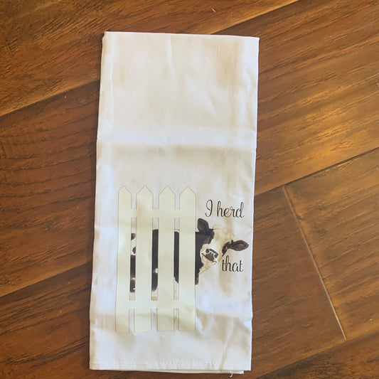 I Herd That White Tea Towel