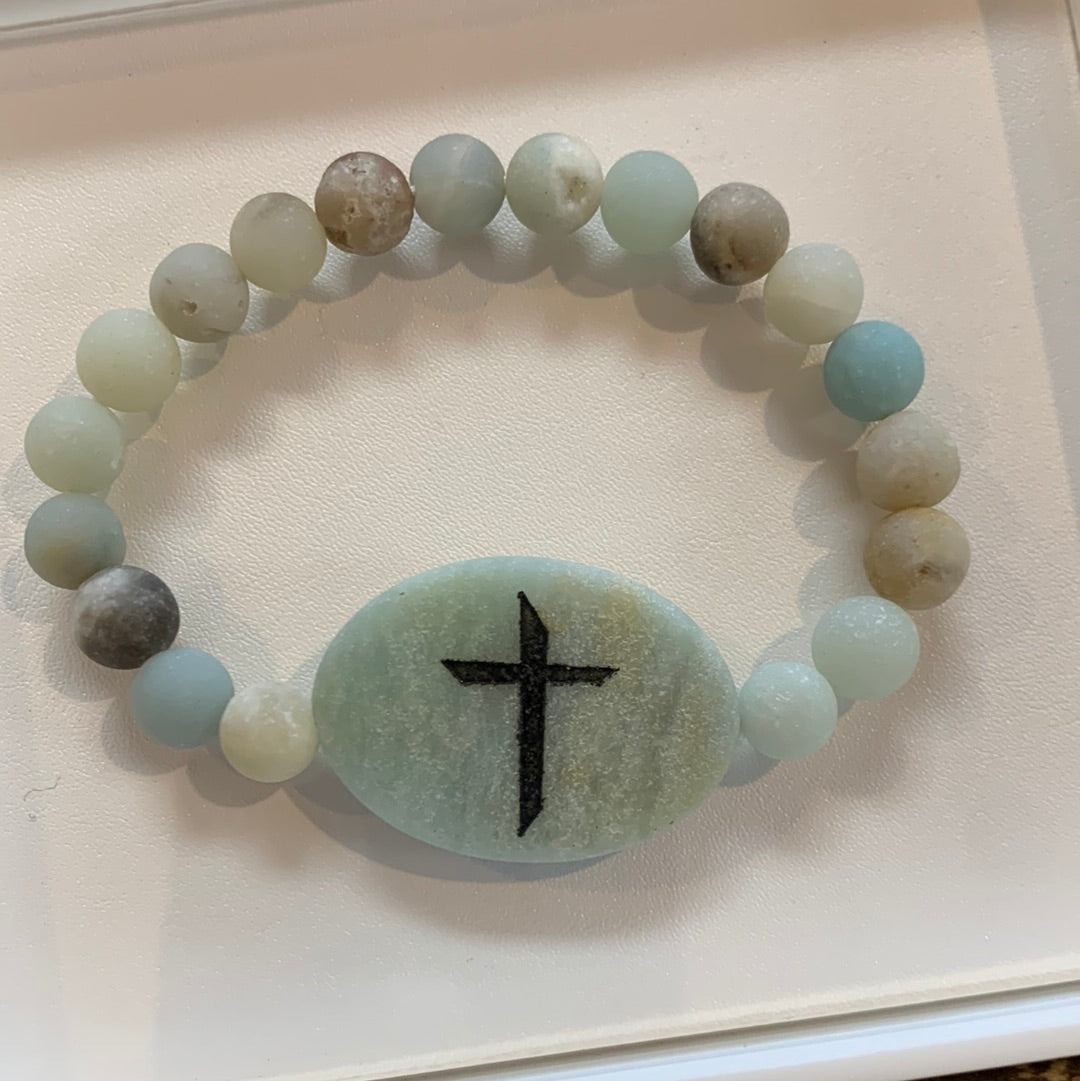 Assorted Christian Stone Bracelets