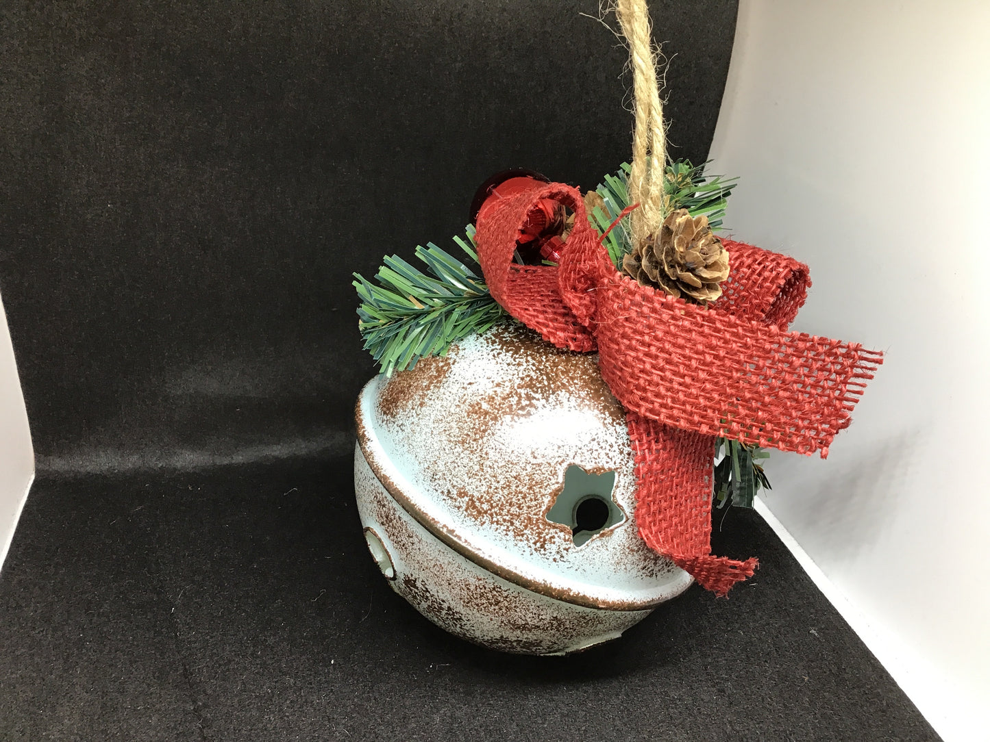 Plastic Metal Ball Ornament