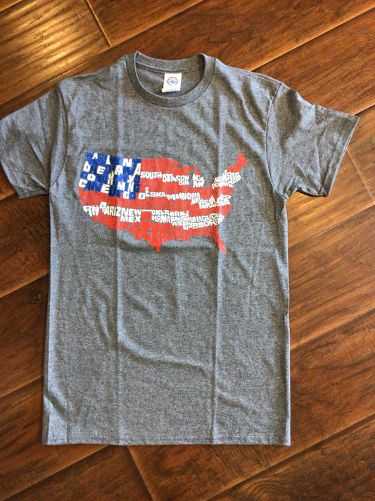 US Map T-Shirt