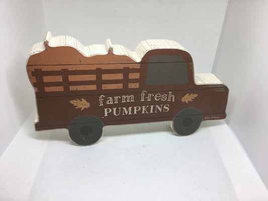 Farm Fresh Pumpkins Truck Sitter