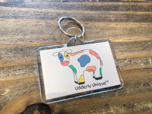 Udderly Unique Keychain