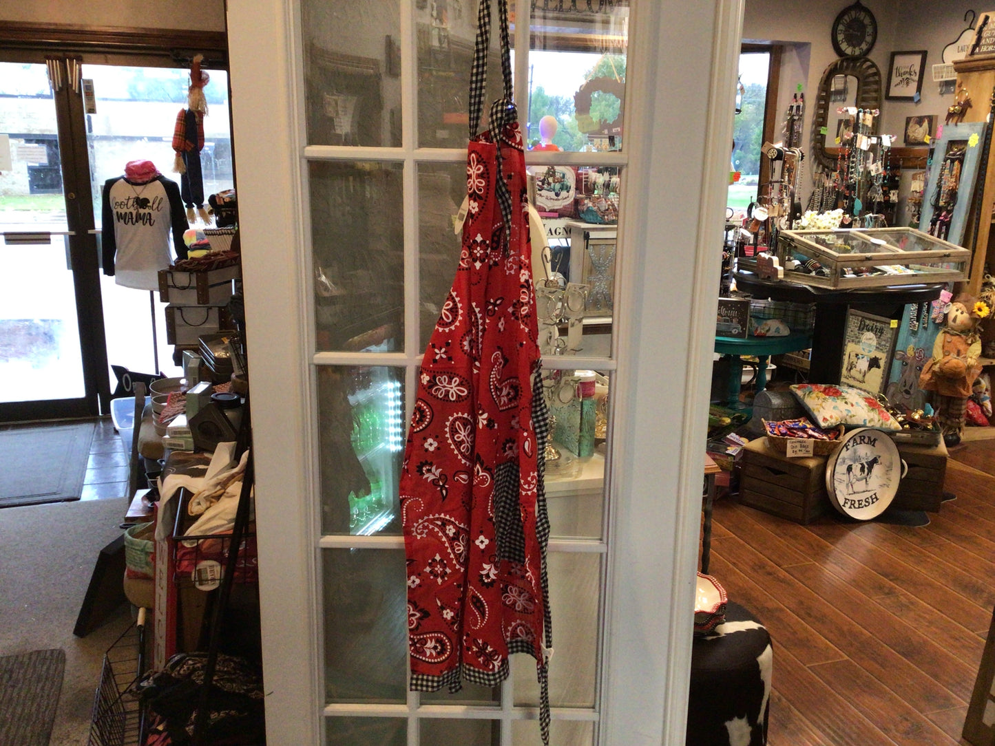 Red Bandana Apron