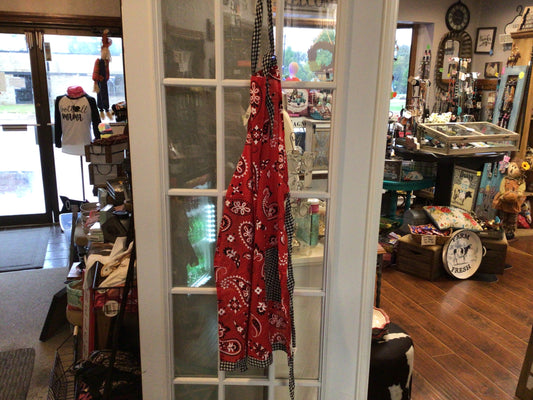 Red Bandana Apron