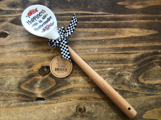 Happiness Is Slcn/Wood Spoon
