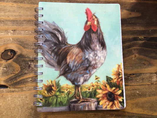 Rooster Spiral Notebook
