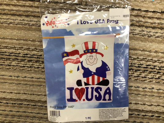 I Love USA Flag