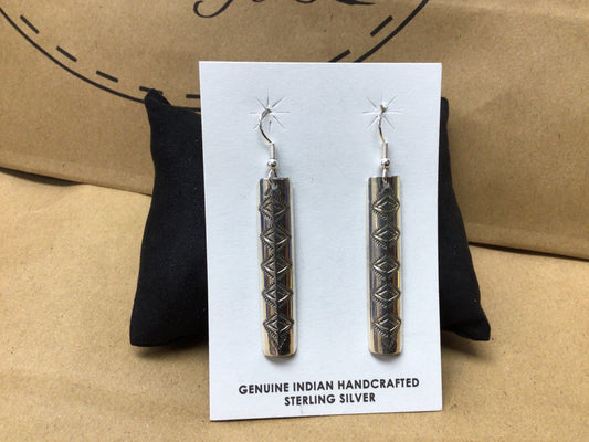 SS Silver Rectangle Dangle