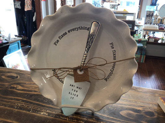Mudpie Pie Plate and Server